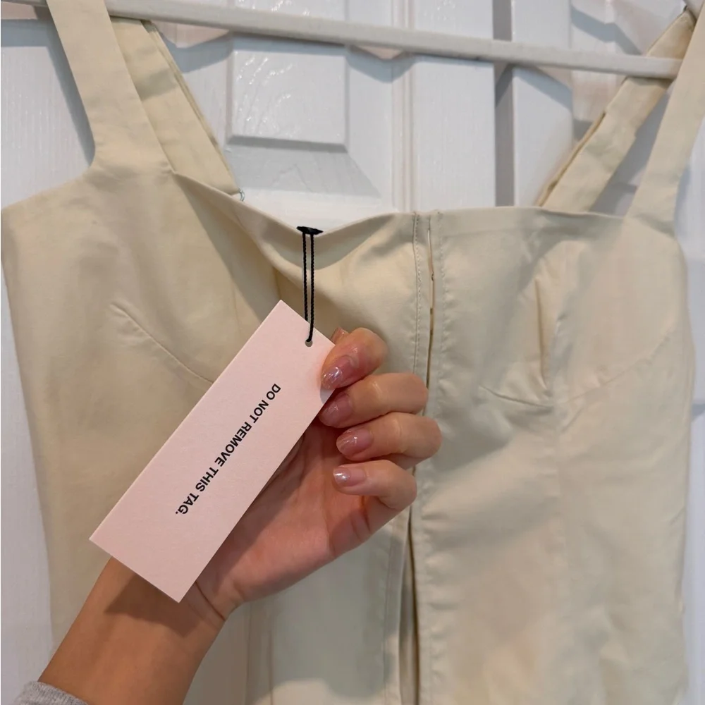 NWT Orseund Iris Cream Bustier Top size S - Picture 5 of 8